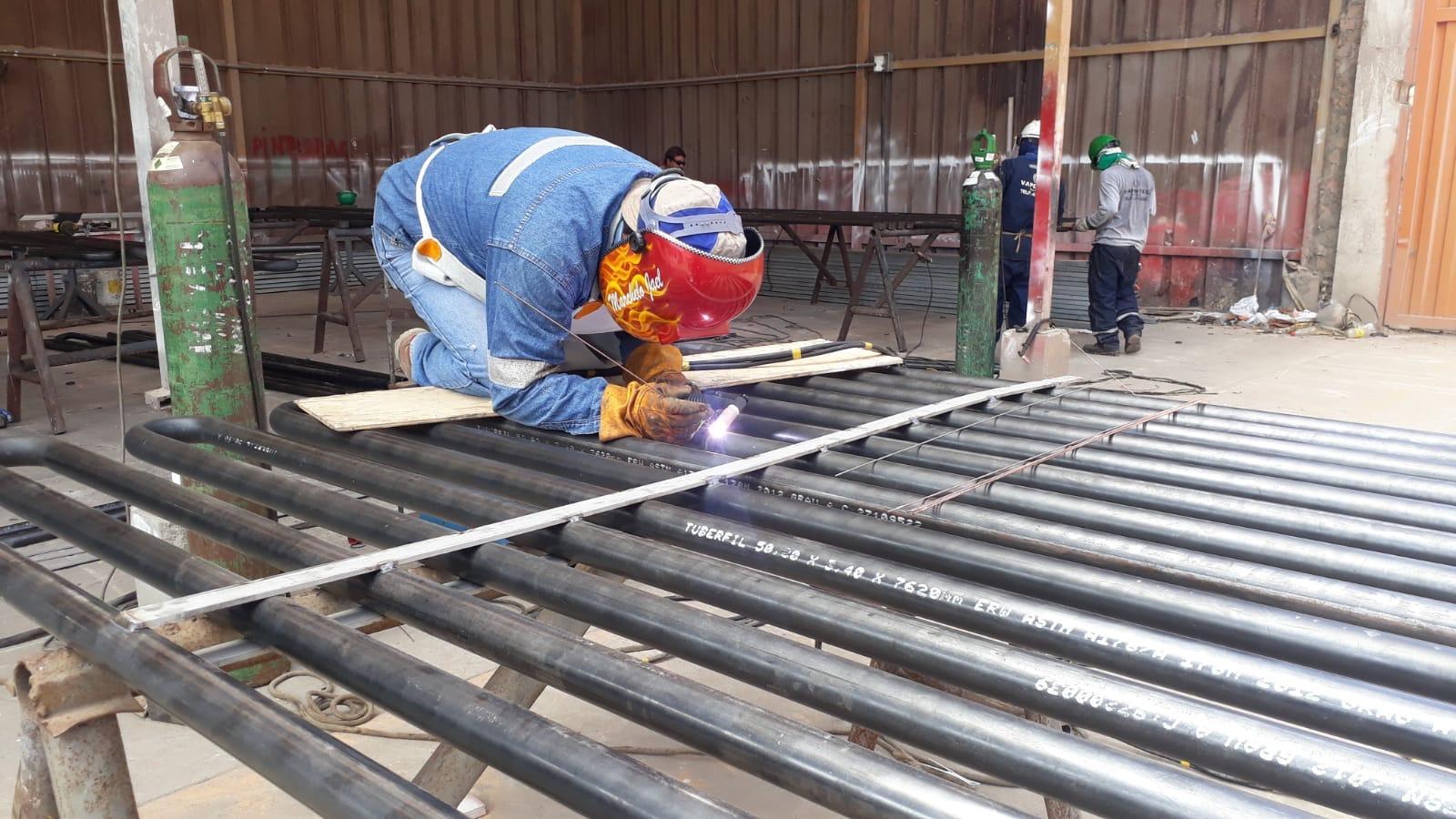 Imagen de galería: Soldeo proceso TIG economizador Caña Brava