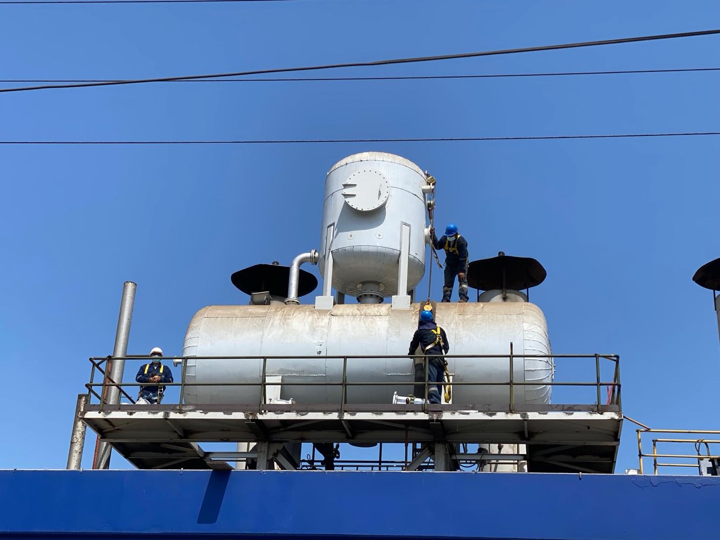Imagen de galería: Tanque desaereador 6000 HP - Austral Chancay